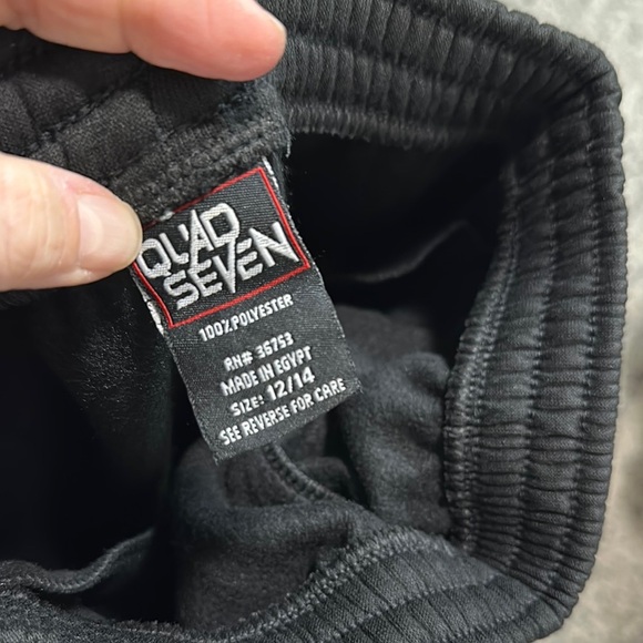 Black Cargo Joggers - Picture 2 of 2